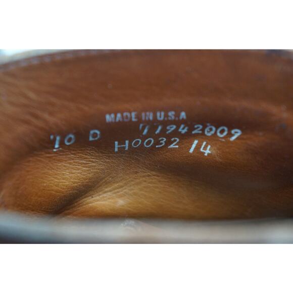 $499.00 HELM Boots Men's Lace-up Leather Brown MADE IN USA - Size 10 - Picture 11 of 11